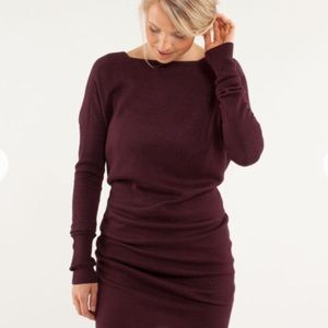 RARE Lululemon Athletica Serenity Sweater Dress
